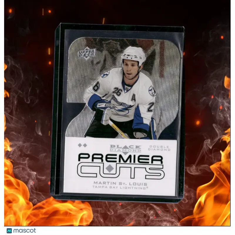 2008-09 Upper Deck Black Diamond Martin St. Louis Premier Cuts Die-Cut Double