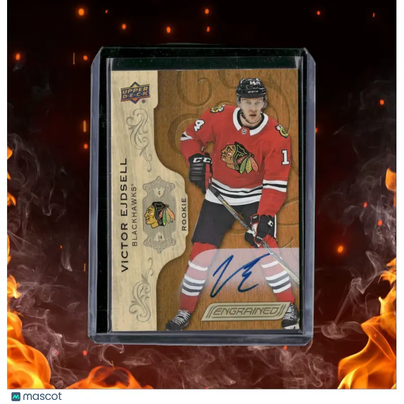 2018-19 Upper Deck Engrained Victor Ejdsell Rookie Auto #77