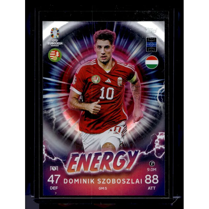 2024 Topps Match Attax UEFA Euro - Energy - Dominik Szoboszlai #GM5