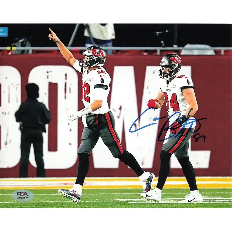 Cameron Brate signed 8x10 photo PSA/DNA Tampa Bay Buccaneers Autographed