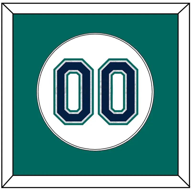 Seattle Number - Home White - Single Mat 2