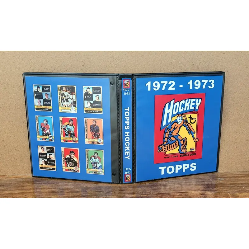 1972 Topps Hockey Cards Custom Made Album Binder 3 Sizes - 3566