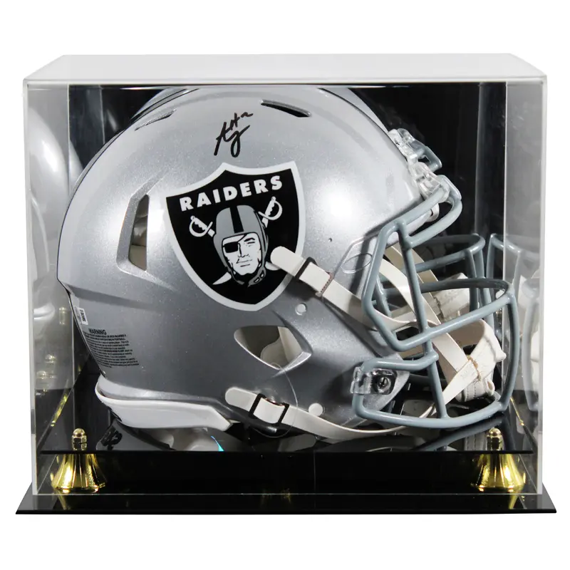 Raiders Ashton Jeanty Signed Full Size Speed Proline Helmet W/ Case BAS Witness