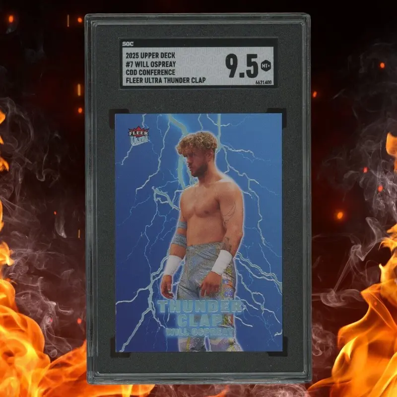 2025 Upper Deck CDD WILL OSPREAY Fleer Ultra Thunder Clap SGC 9.5 #7