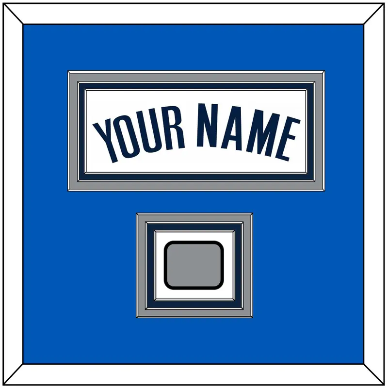 Dallas Name & Finals Patch - Home White (2001-2017) - Triple Mat 3