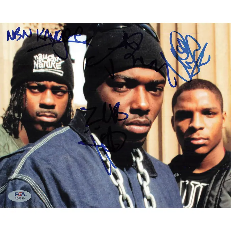 Dj Kay Gee and Treach signed 8x10 photo PSA/DNA Autographed Rapper