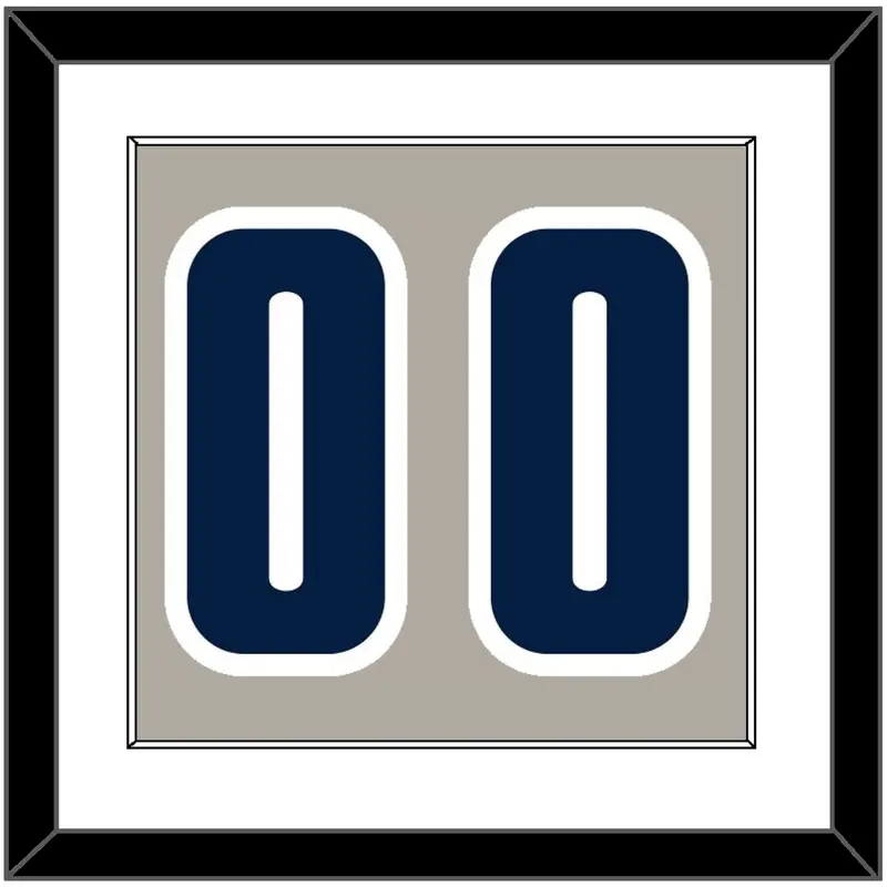 Georgetown Basketball Number - Home Gray (1994-1996) - Single Mat 1