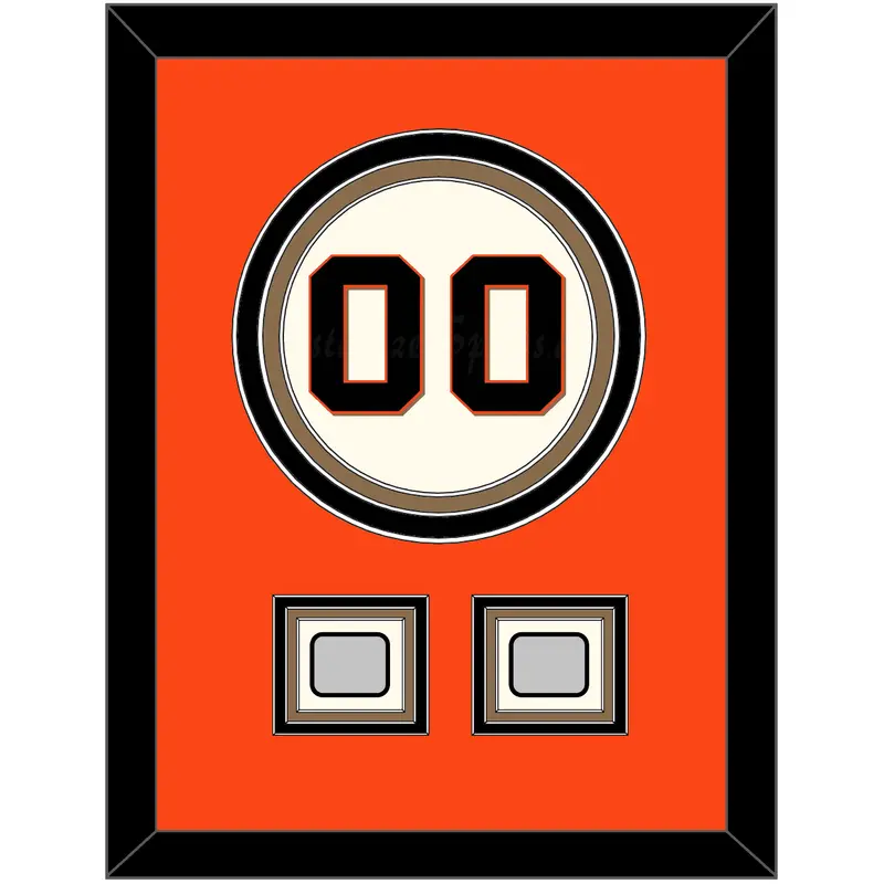 San Francisco Number & 2 World Series Jersey Patches - Home Cream (2000-2021) - Triple Mat 2
