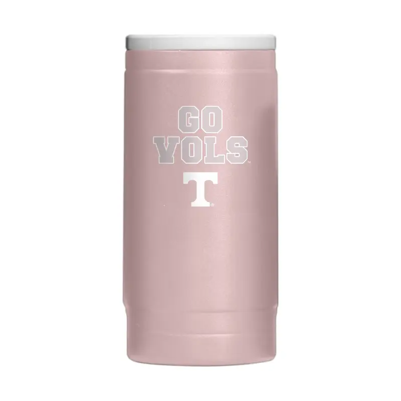 Tennessee  Stencil Powder Coat Slim Can Coolie