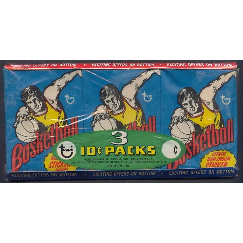 1973/74 Topps Basketball Unopened Wax Pack Tray (Authenticate)