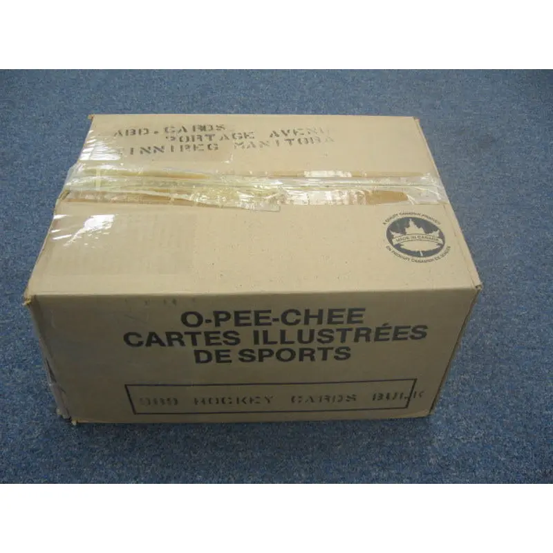 1988/89 OPC O-Pee-Chee Hockey Vending (Cut Card) Case