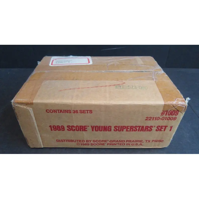1989 Score Baseball Young Superstars Series 1 Factory Set Case (36 Sets)