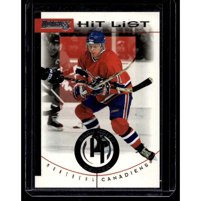 1996-97 Donruss - Hit List - Saku Koivu #19 /10000