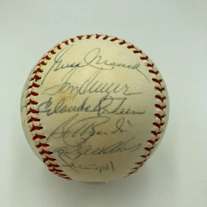 1973 All Star Game National League Team Signed Baseball 21 Sigs With Tom Seaver