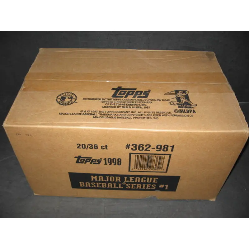 1998 Topps Baseball Series 1 Case (20 Box)