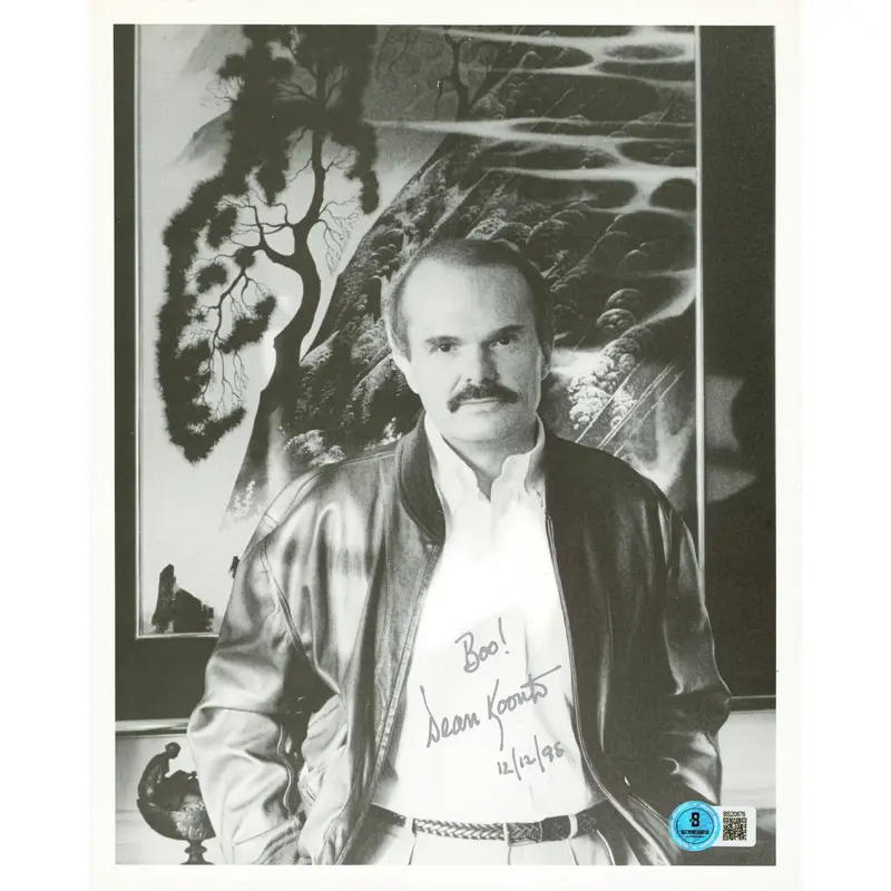 Dean Koontz Author "Boo!" Authentic Signed 8.5x11 Vertical Photo BAS #BS20876