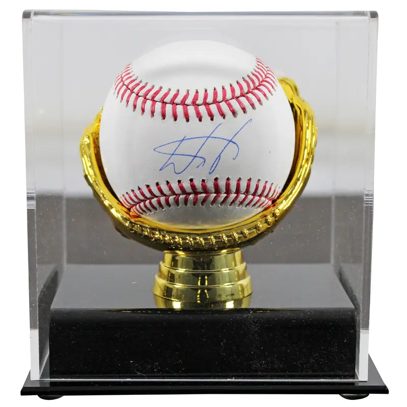 Rays Wander Franco Authentic Signed Manfred Oml Baseball Autographed w/ Case JSA