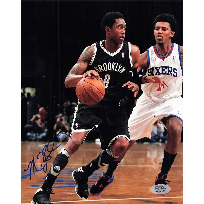 MARSHON BROOKS signed 8x10 photo PSA/DNA Brooklyn Nets Autographed