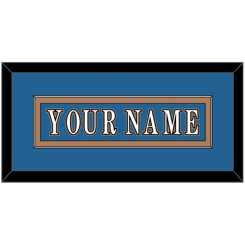 Washington Nameplate - Road Blue (1995-2000) - Single Mat 2