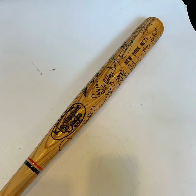 1995 New York Mets Team Signed Autographed Baseball Bat