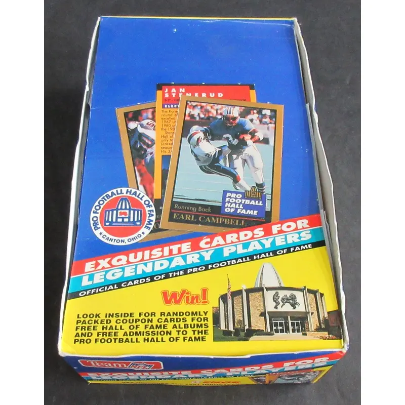 1991 Enor Football Hall of Fame Box
