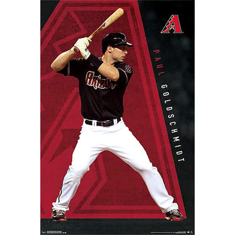 Paul Goldschmidt "Blast" Arizona Diamondbacks MLB Action Wall Poster - Costacos Sports