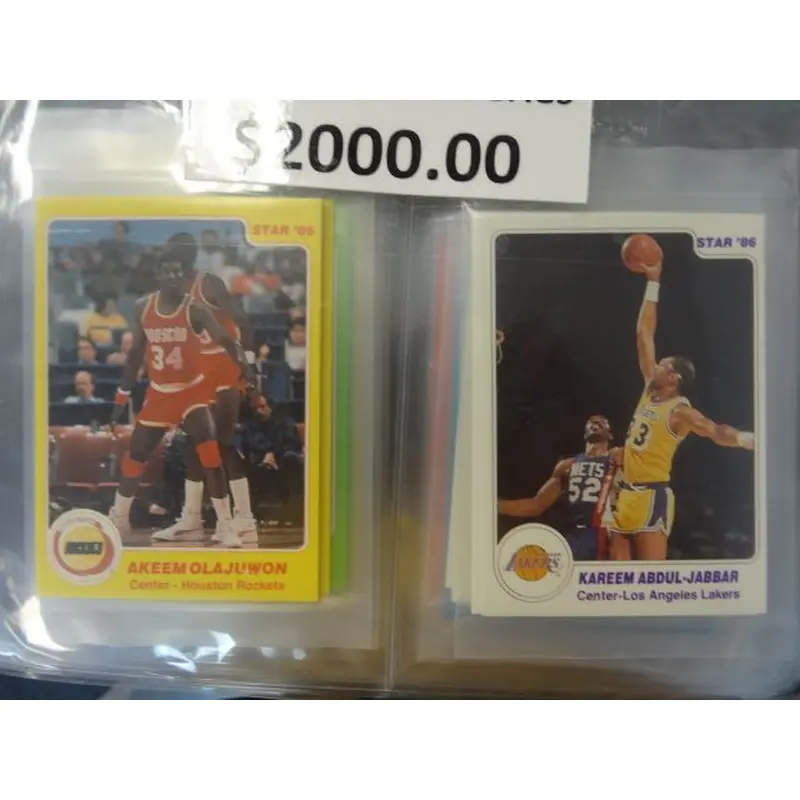 1985/86 Star Basketball Complete Bagged Set