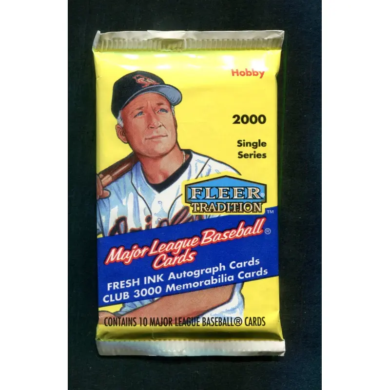 2000 Fleer Tradition Baseball Unopened Pack (Hobby)