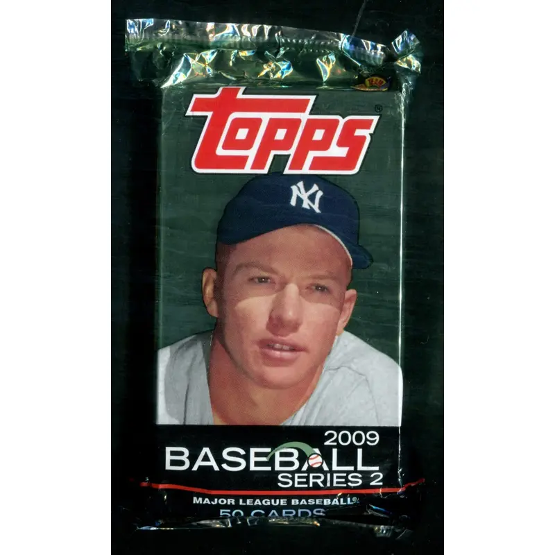 2009 Topps Baseball Unopened Series 2 Jumbo Pack (50) (HTA)