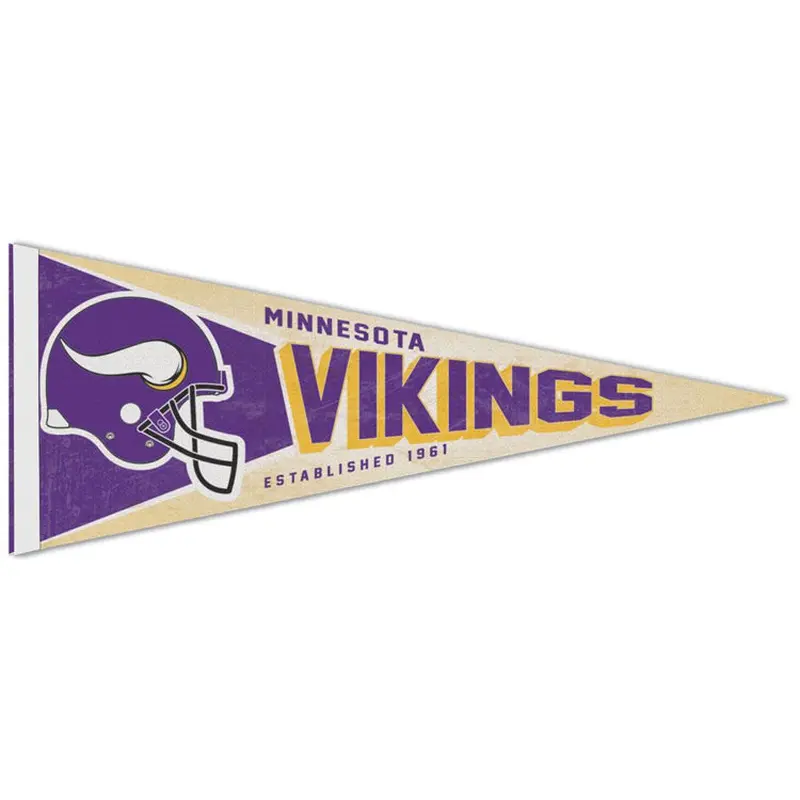 Minnesota Vikings NFL Retro-Style Premium Felt Collector's Pennant - Wincraft Inc.
