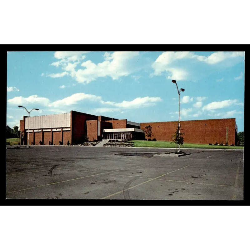 Vintage Tri State College Gymnasium Postcard
