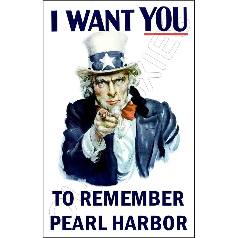 1942 WWII Poster 11X17 - Remember Pearl Harbor - 3127