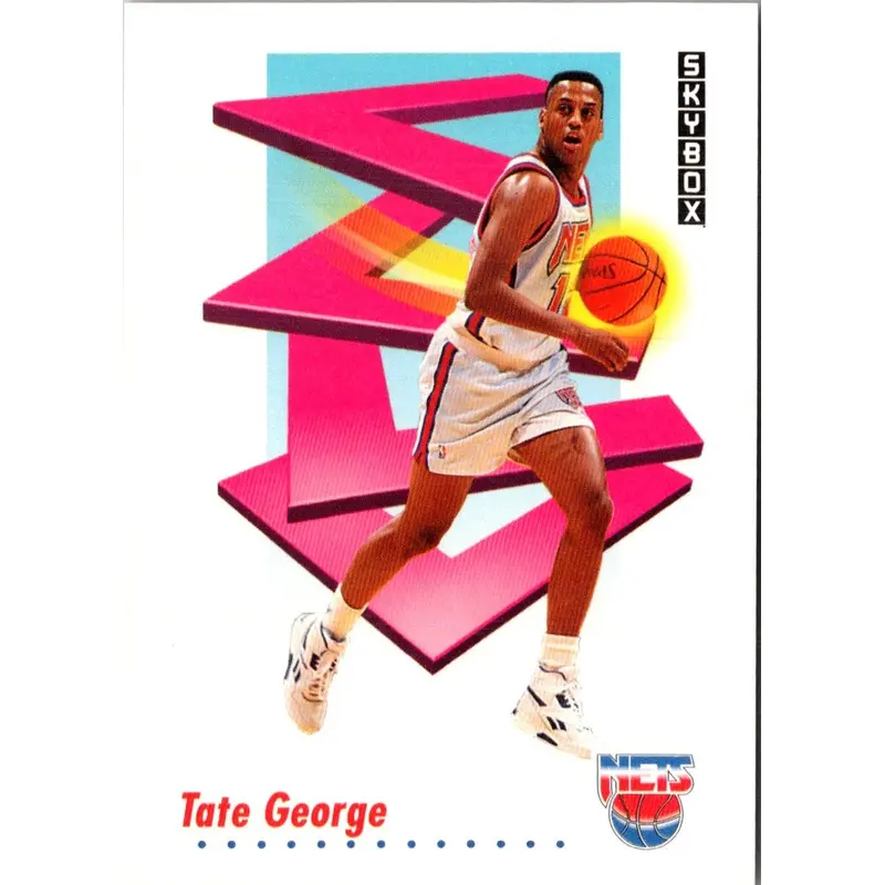 1991 SkyBox Tate George #182 Rookie