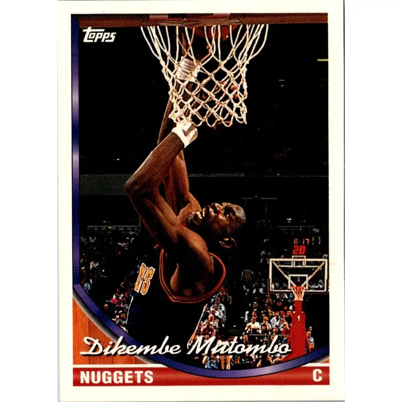 1993 Topps Dikembe Mutombo #262