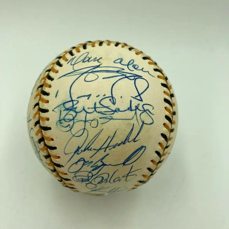 1994 All Star Game National League Team Signed Baseball Barry Bonds PSA DNA COA