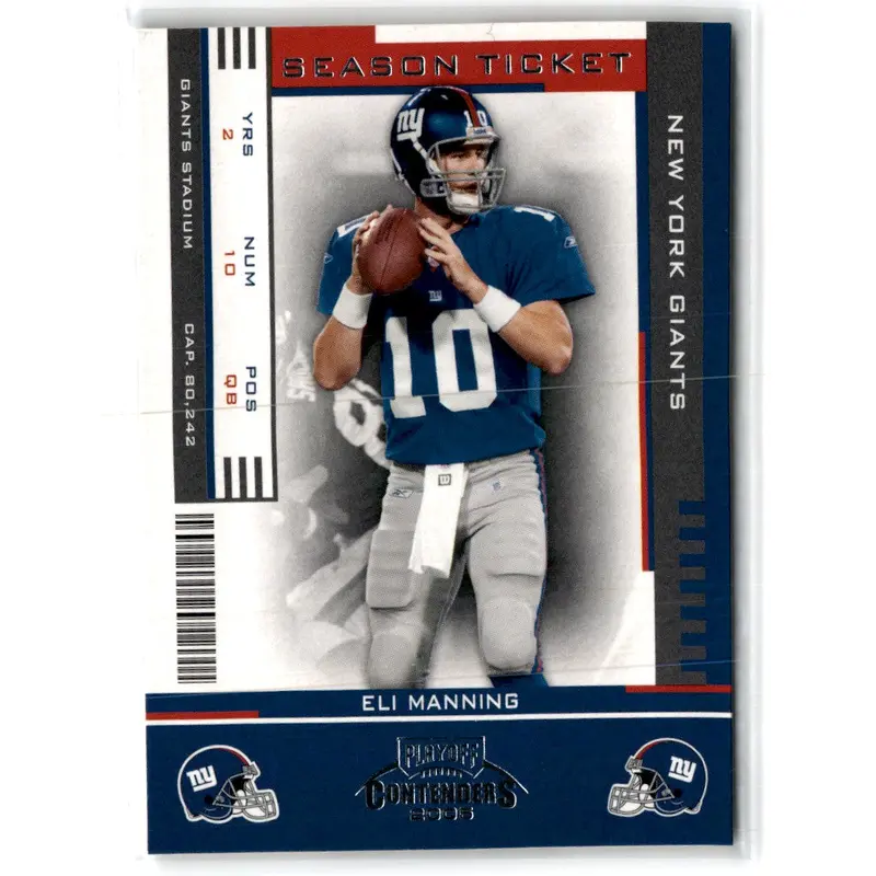 2005 Playoff Contenders Eli Manning #63