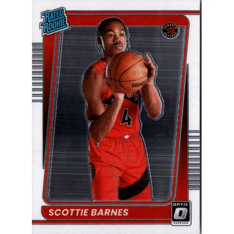2021 Donruss Optic Choice Red & Green Scottie Barnes #186