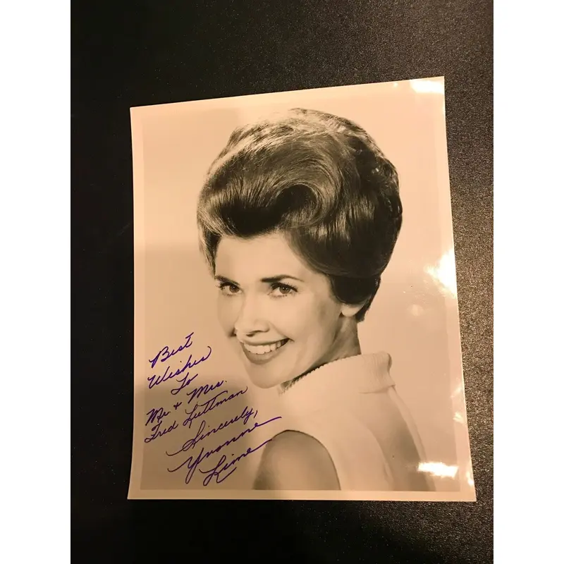 Vintage 1958 Yvonne Lime Signed Autographed Original Photo Dated Elvis Presley