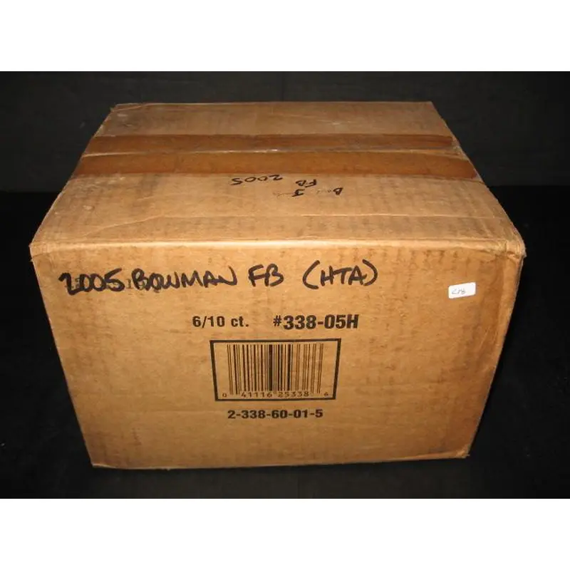 2005 Bowman Football Jumbo Case (HTA) (6 Box)