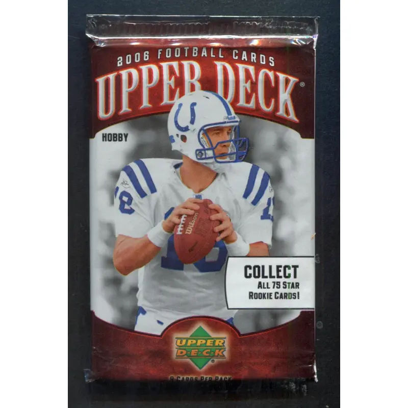 2006 Upper Deck Football Unopened Pack (Hobby) (8)