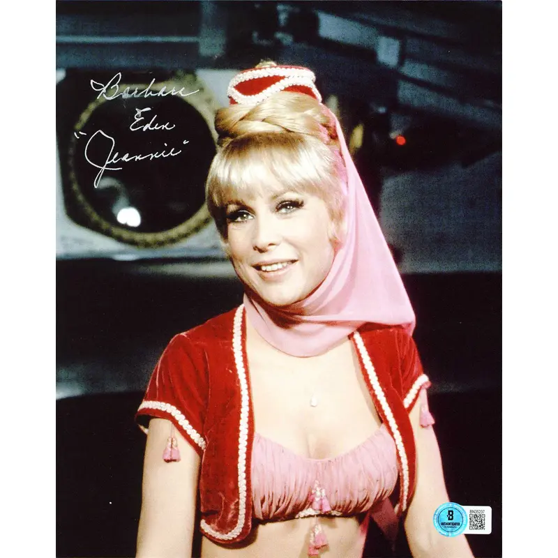 Barbara Eden I Dream of Jeannie "Jeannie" Signed 8x10 Photo BAS #BN3523
