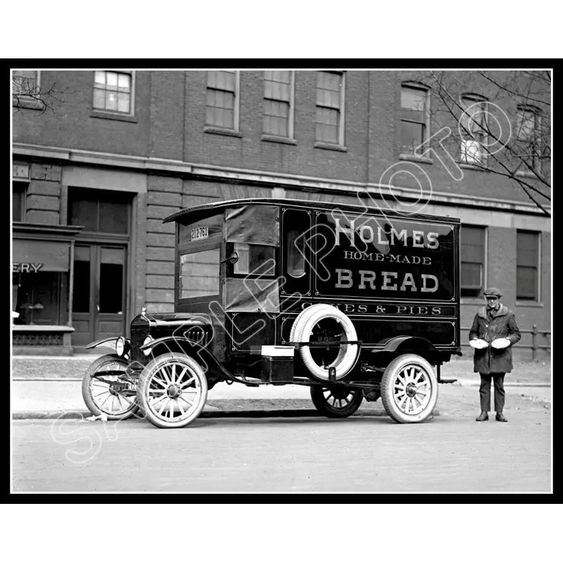 1923 Holmes Bakery Pie Truck 11X14 Photo - Washington DC - 2338
