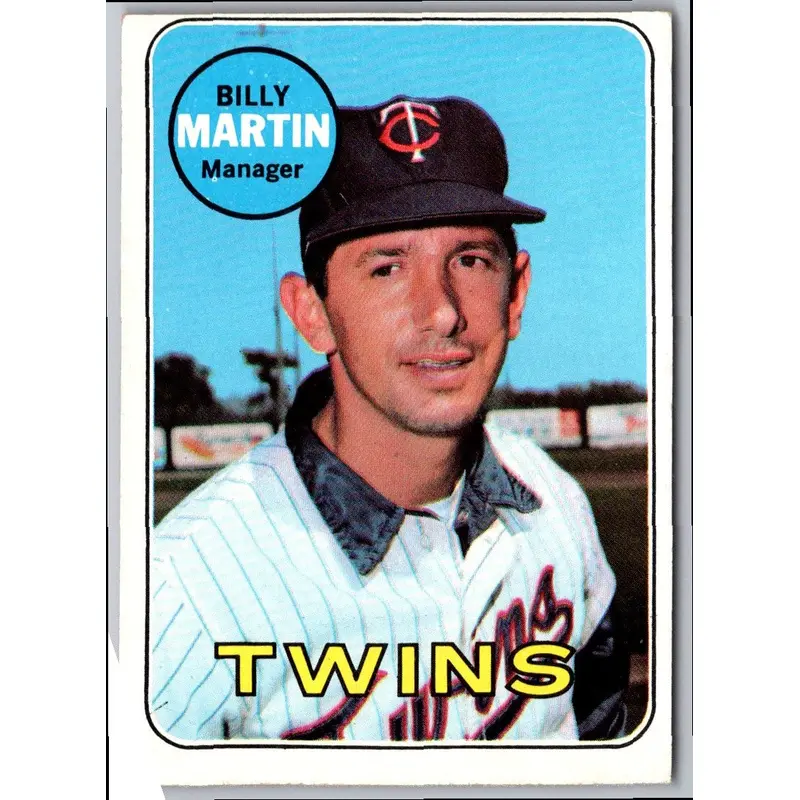1969 Topps Billy Martin #547