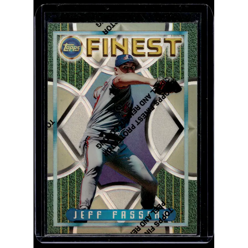 1995 Topps Finest - Refractor - Jeff Fassero #291