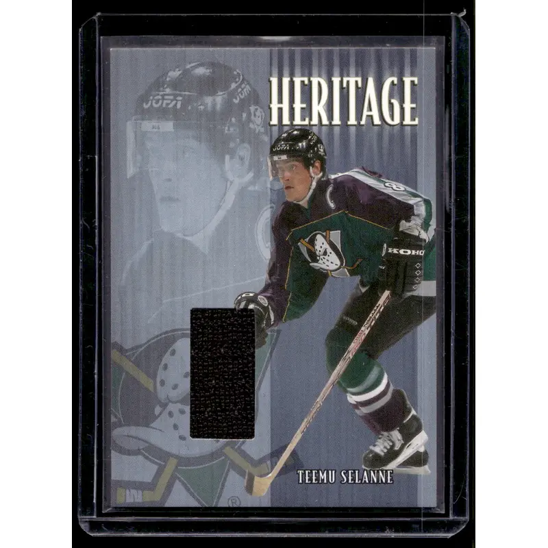 2001-02 In the Game Be A Player Update - Heritage Jerseys - Teemu Selanne #H-07