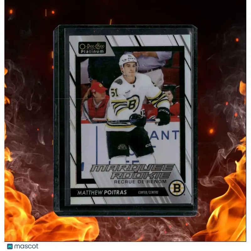 2023-24 O-Pee-Chee Platinum Matthew Poitras Rainbow Marquee Rookie #290