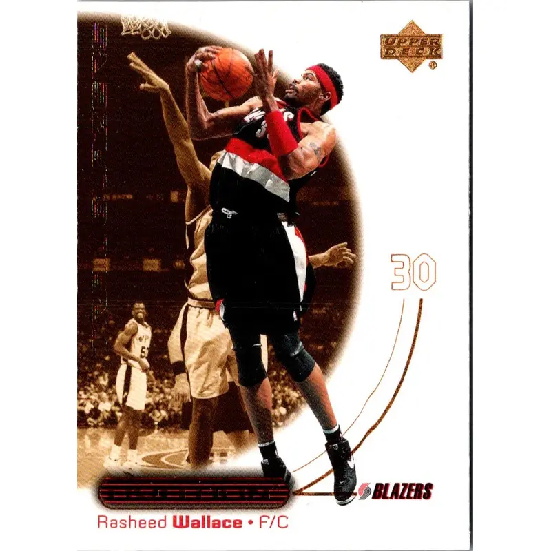 2000 Upper Deck Ovation Rasheed Wallace #43
