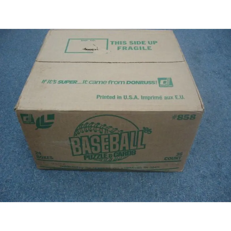 1985 Donruss Leaf Baseball Unopened Wax Case (24 Box) (Sealed)