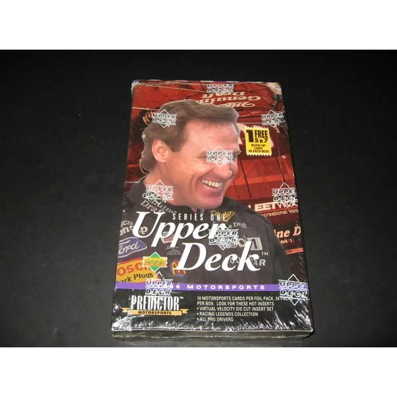 1996 Upper Deck Motorsports Series 1 Racing Race Cards Box (Hobby)