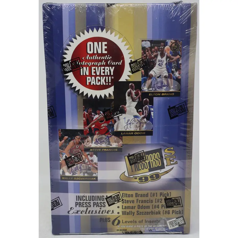 1999 1999/00 Press Pass SE Basketball Box (Hobby) (12/ 1 Autograph)